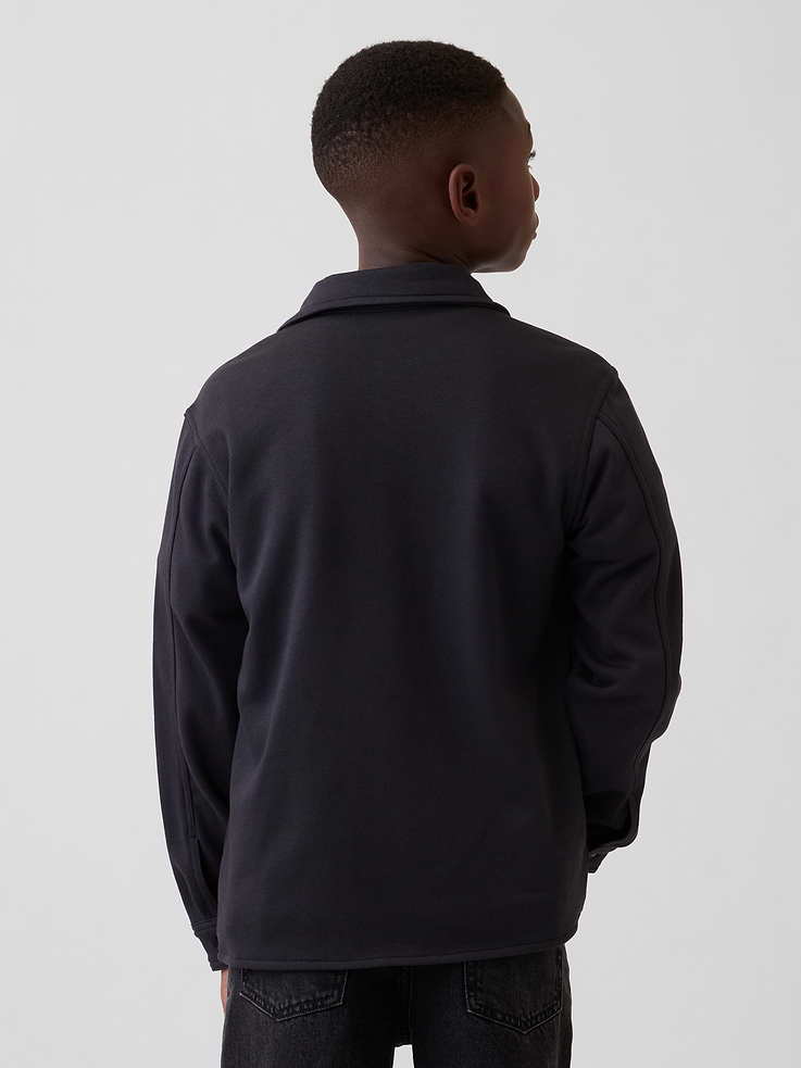 Image number 3 showing, Kids VintageSoft Terry Button-Front Shirt