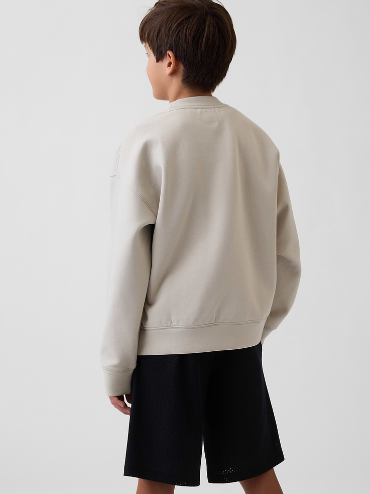 Image number 3 showing, Kids GapFit Tech Crewneck Sweatshirt