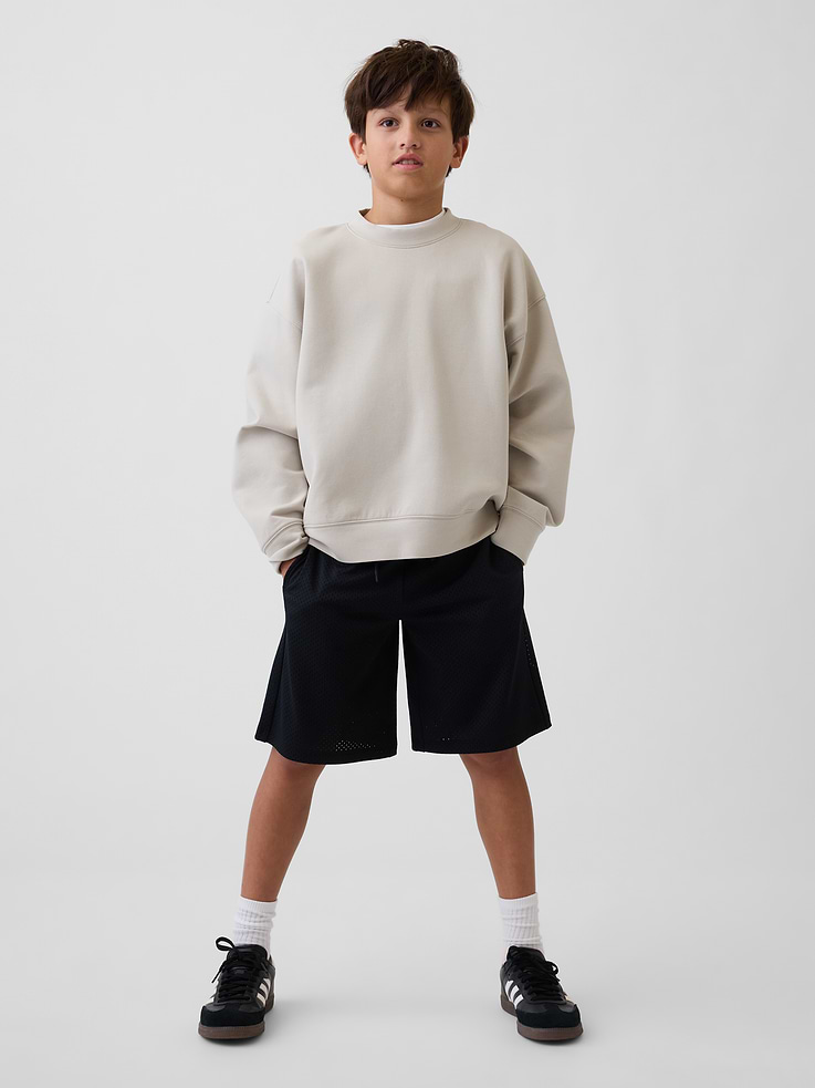 Image number 4 showing, Kids GapFit Tech Crewneck Sweatshirt