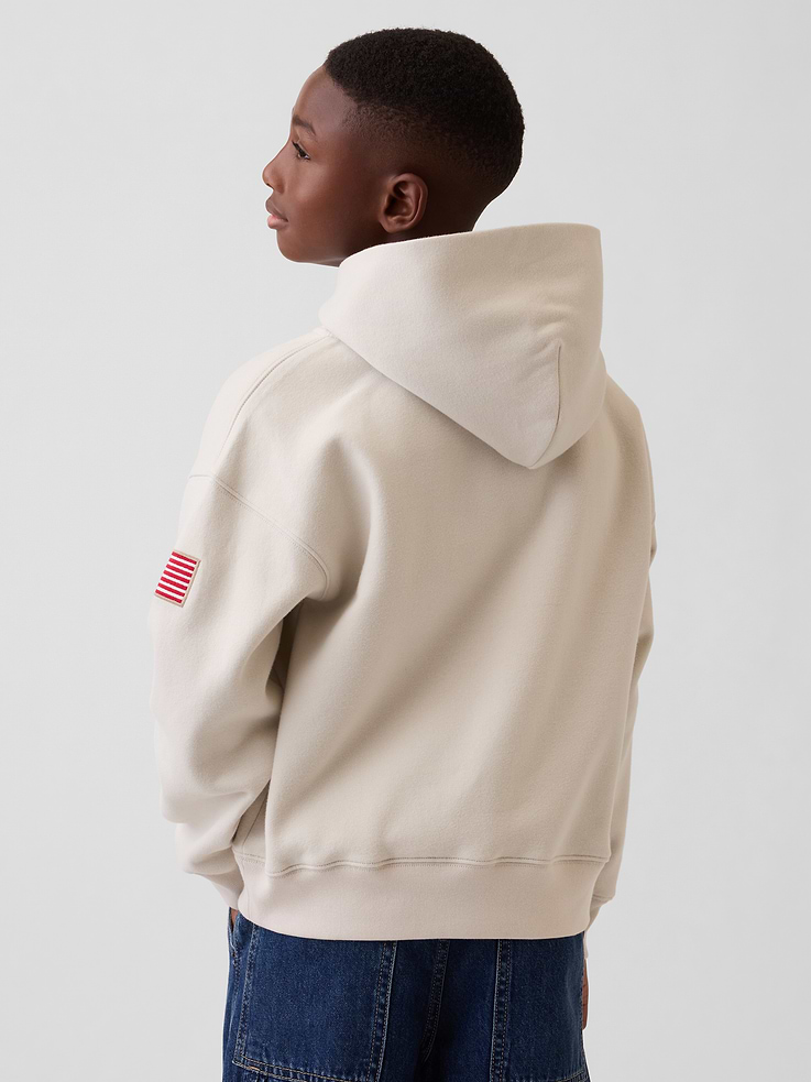 Image number 2 showing, Kids VintageSoft NYC Times Square Logo Hoodie