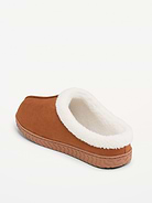 Image 4 of 4, Faux-Suede Clog Slippers for Men