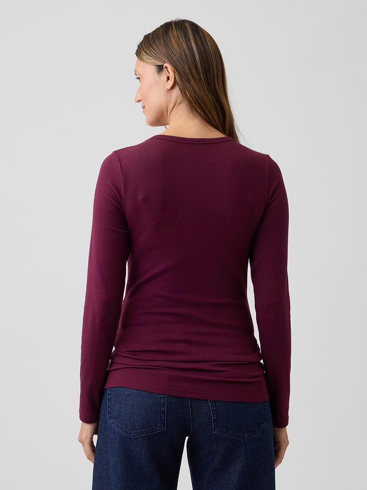 Image number 2 showing, Maternity Modern Crewneck T-Shirt