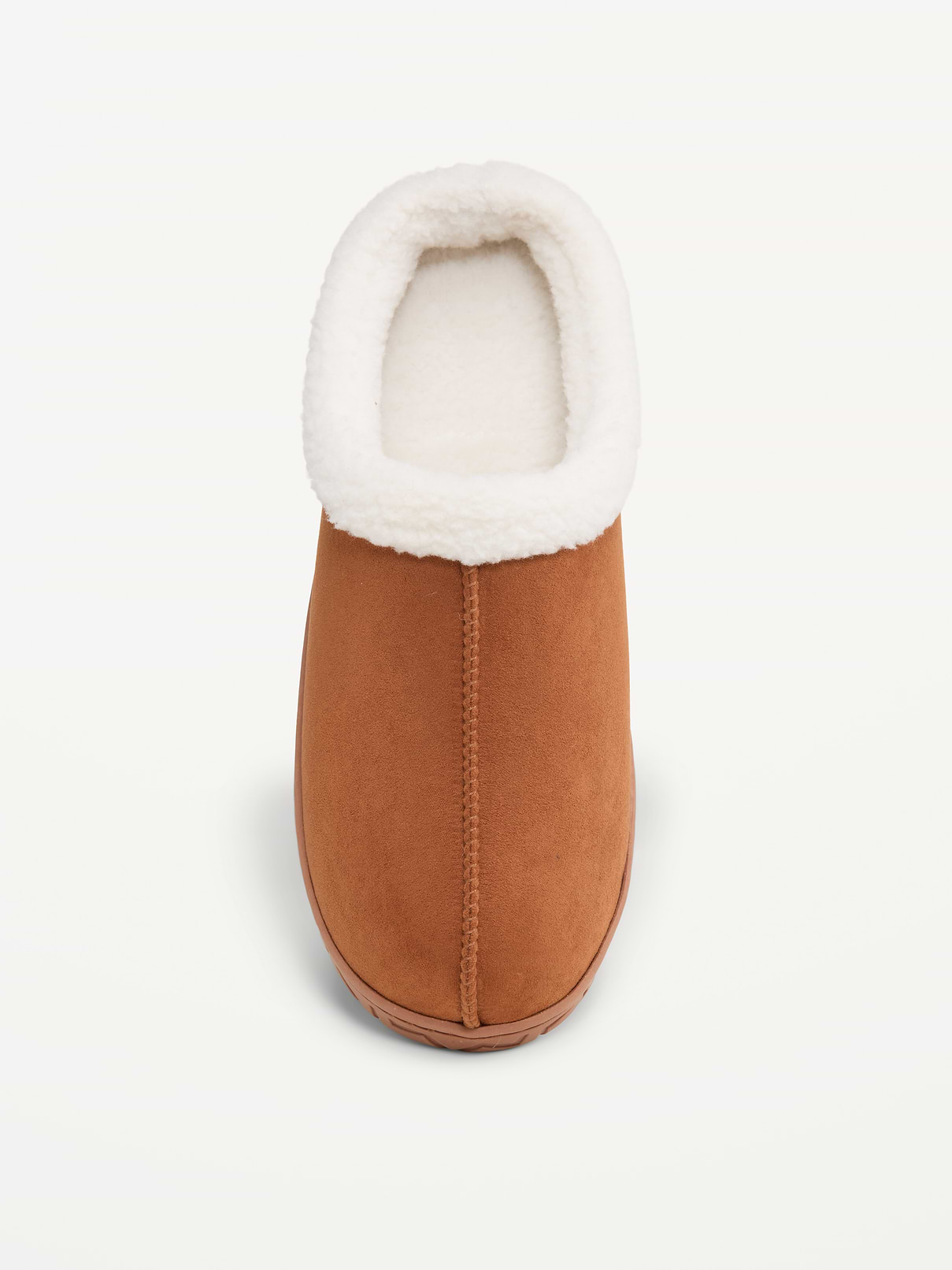 Image 2 of 4, Faux-Suede Clog Slippers for Men