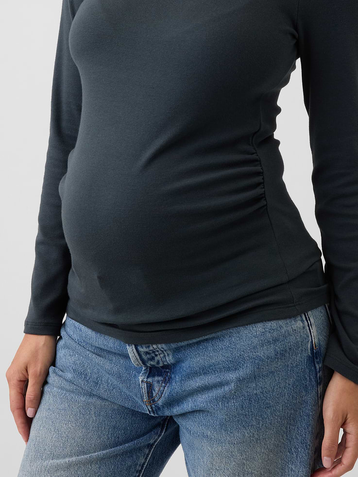 Image number 4 showing, Maternity Modern Crewneck T-Shirt