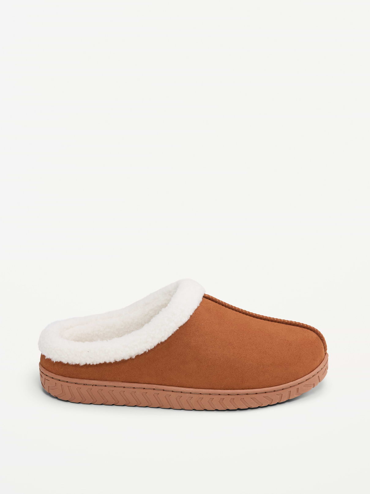Image 3 of 4, Faux-Suede Clog Slippers for Men