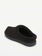 Image 4 of 4, Faux-Suede Clog Slippers for Men