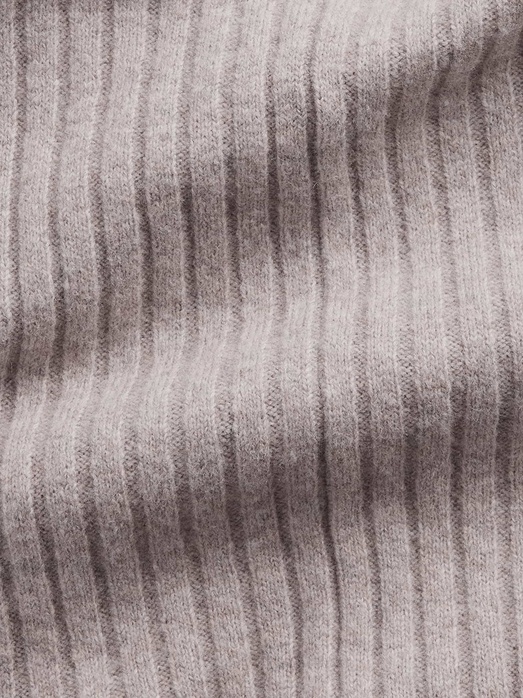 Image 4 of 5, CashSoft Rib Turtleneck Sweater Mini Dress