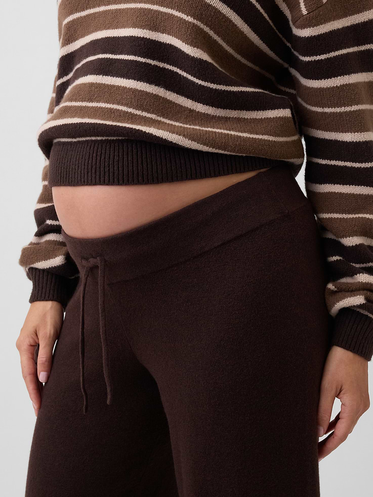 Image number 4 showing, Maternity CashSoft Sweater Pants