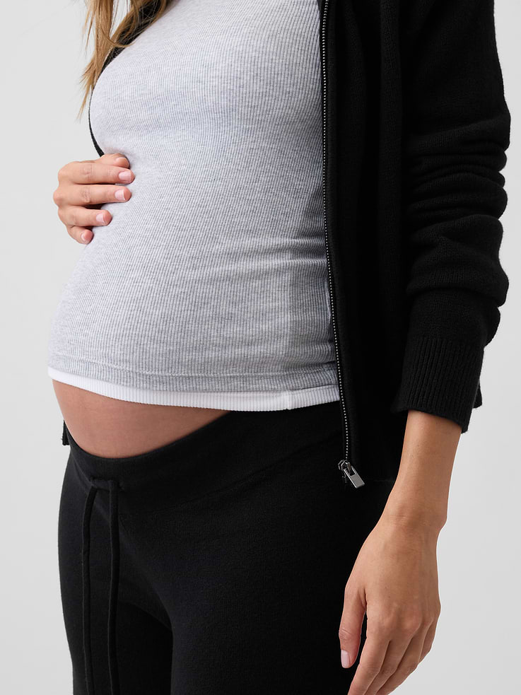 Image number 4 showing, Maternity CashSoft Sweater Pants