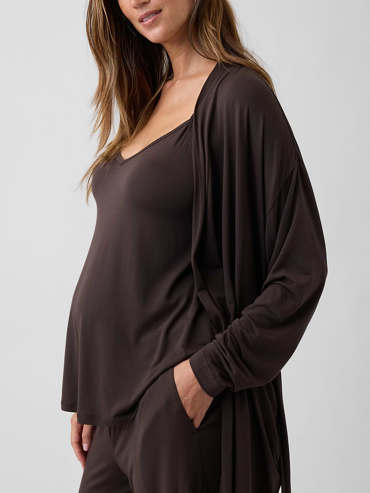 Image number 4 showing, Maternity Softest Modal 3-Piece Set