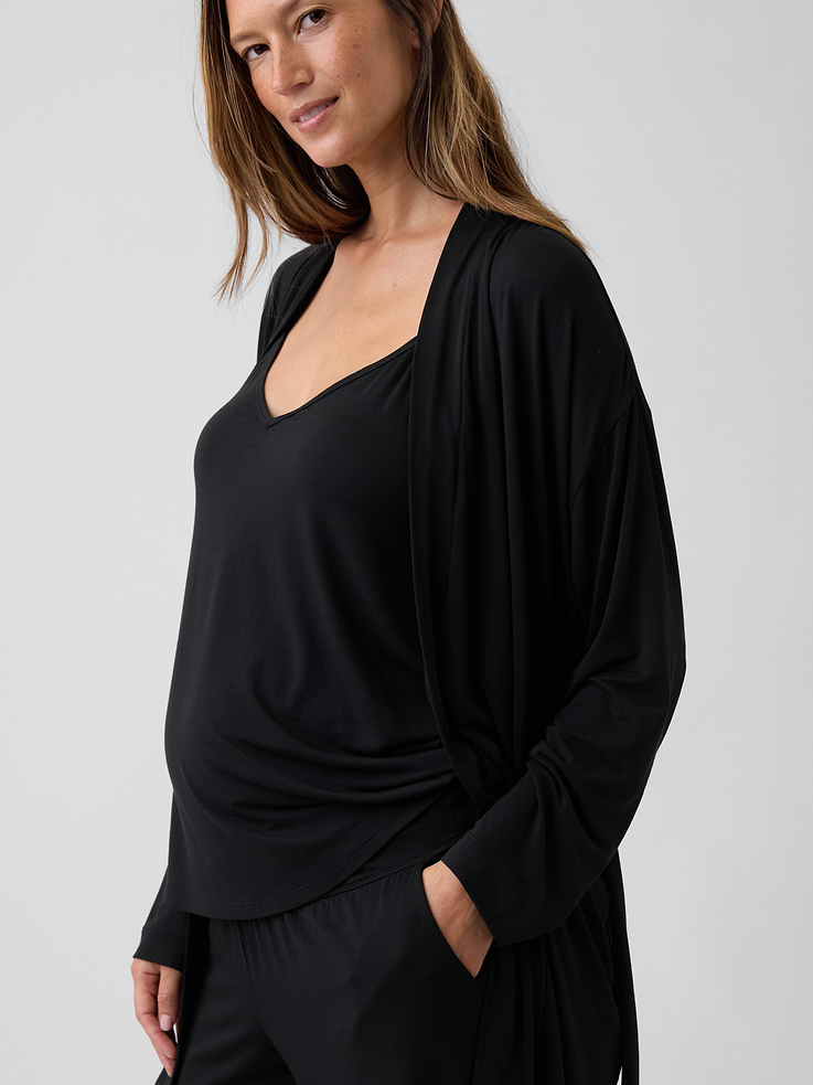 Image number 4 showing, Maternity Softest Modal 3-Piece Set