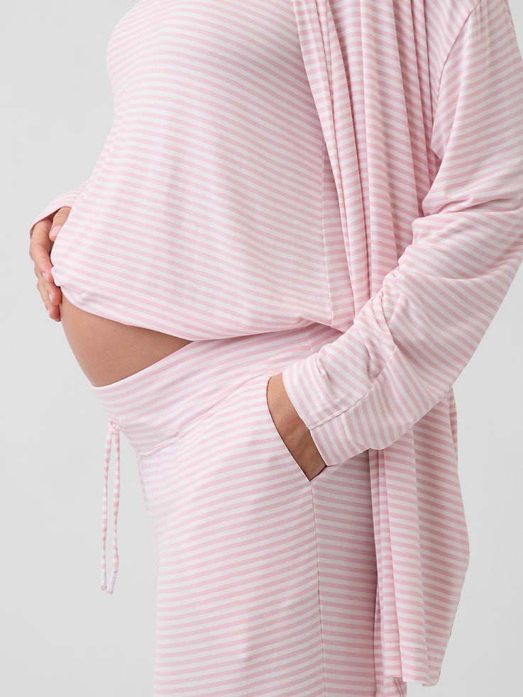 Image number 4 showing, Maternity Softest Modal 3-Piece Set