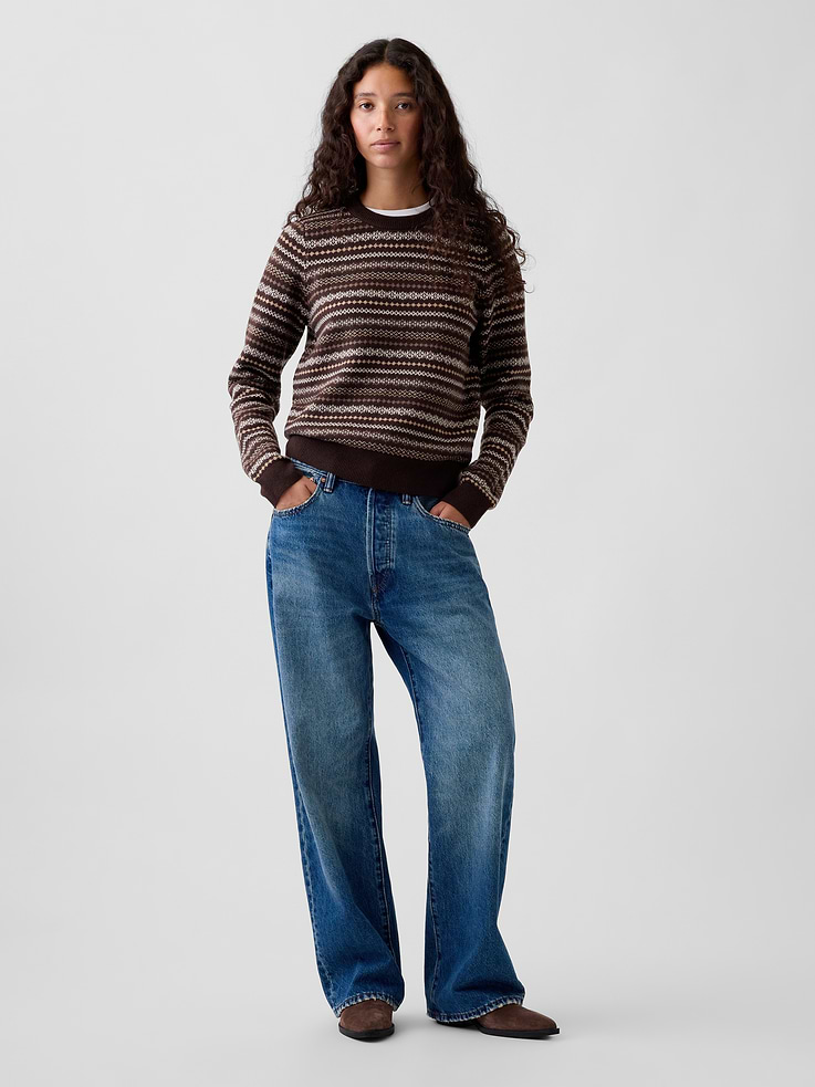 Image 2 of 5, CashSoft Crew Sweater