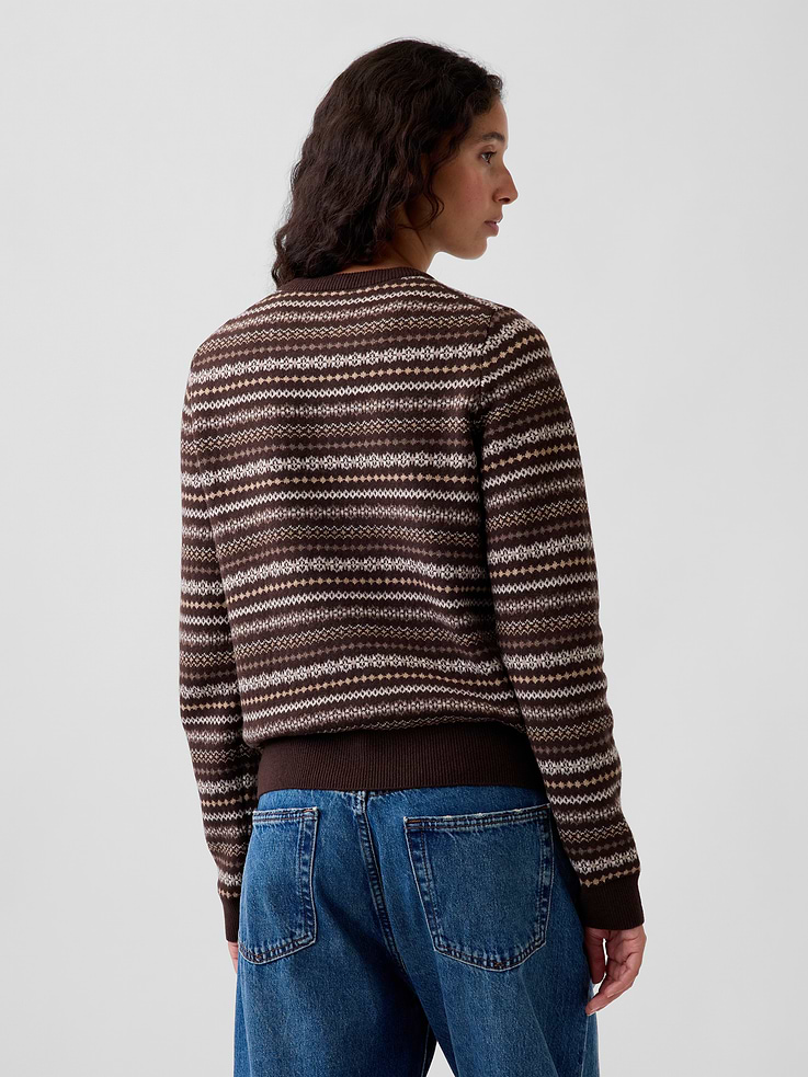 Image 3 of 5, CashSoft Crew Sweater