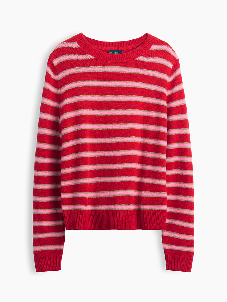 Image 5 of 5, CashSoft Crew Sweater