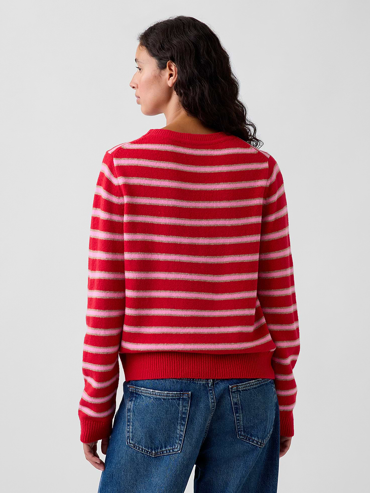 Image 3 of 5, CashSoft Crew Sweater
