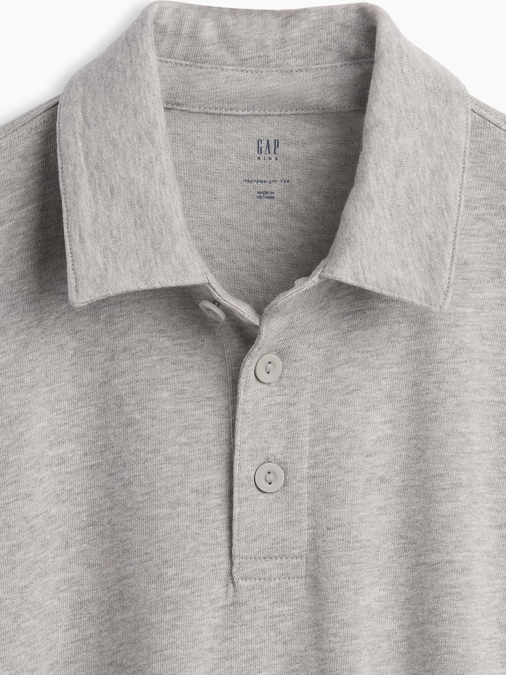 Image number 5 showing, Kids Heavyweight Relaxed Polo Shirt