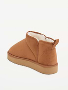 Image 4 of 4, Faux-Suede Booties for Girls