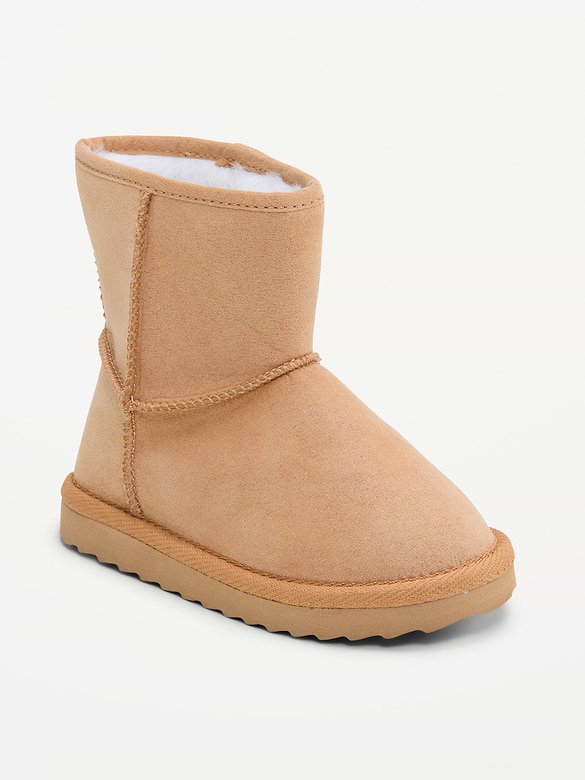 Faux-Suede Boots for Toddler Girls