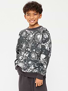 L'image numéro 1 présente Chandail en coton ouaté surdimensionné à imprimé Space Jam™ unisexe pour enfant