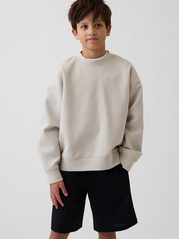 Image number 1 showing, Kids GapFit Tech Crewneck Sweatshirt