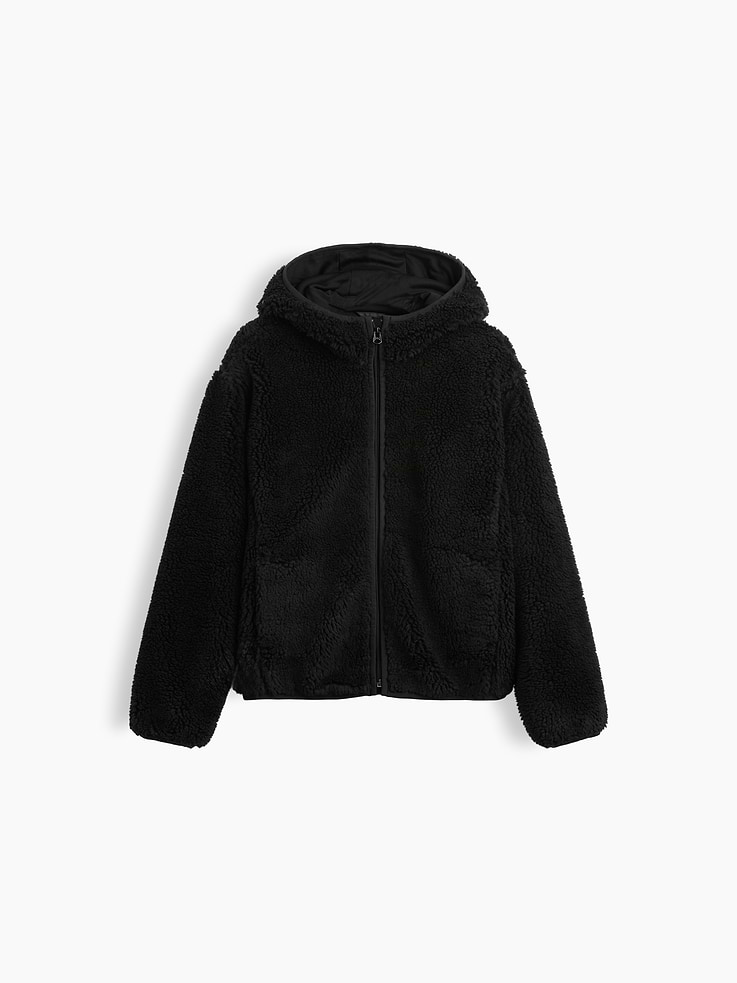 Image number 5 showing, Kids Sherpa Hooded Zip Jacket