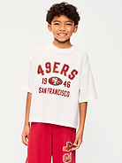 Image number 1 showing, San Francisco 49ers Oversized Boxy Graphic T-Shirt for Boys