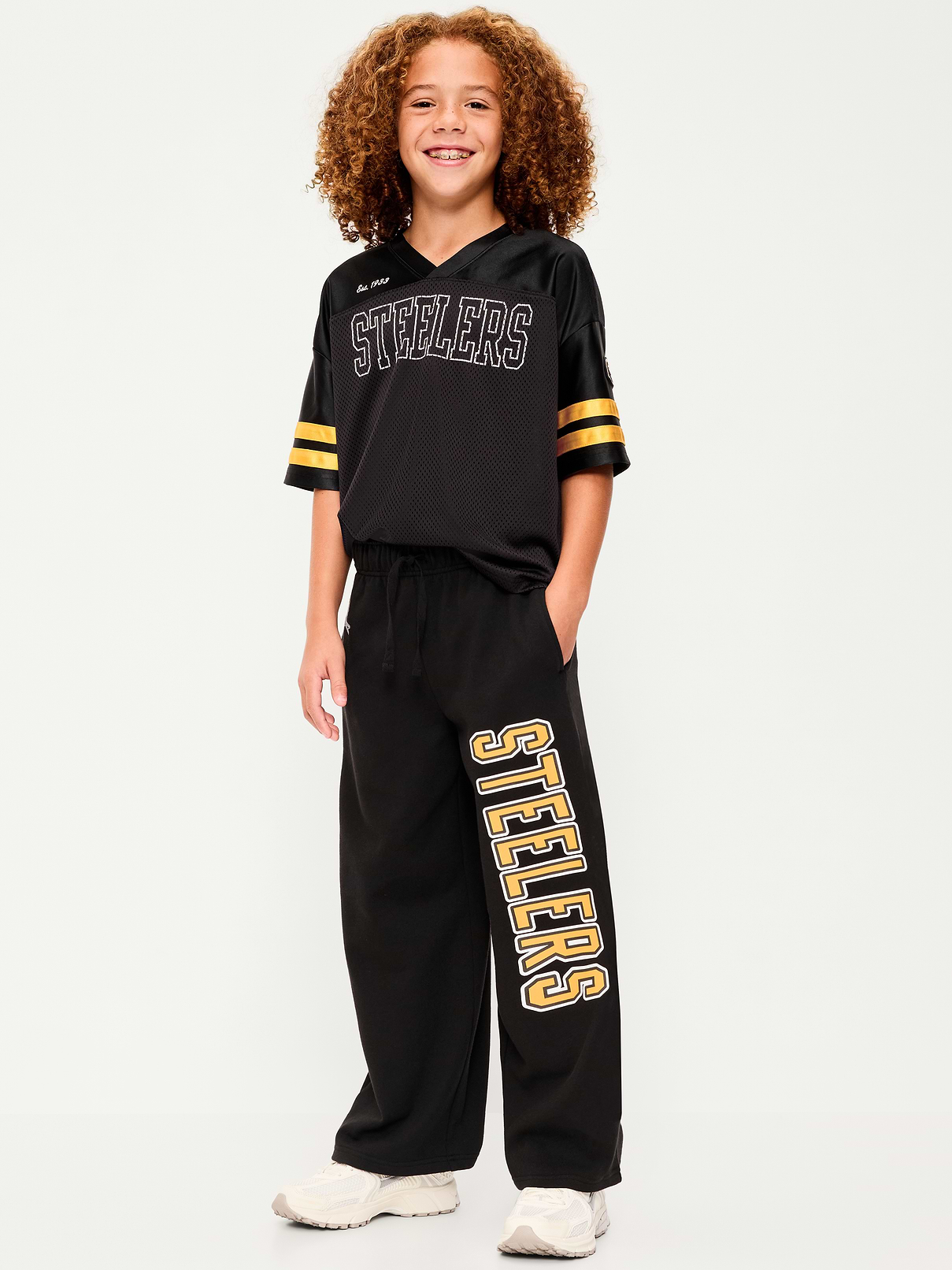 Image number 1 showing, Pittsburgh Steelers Ultra Baggy Sweatpants for Boys