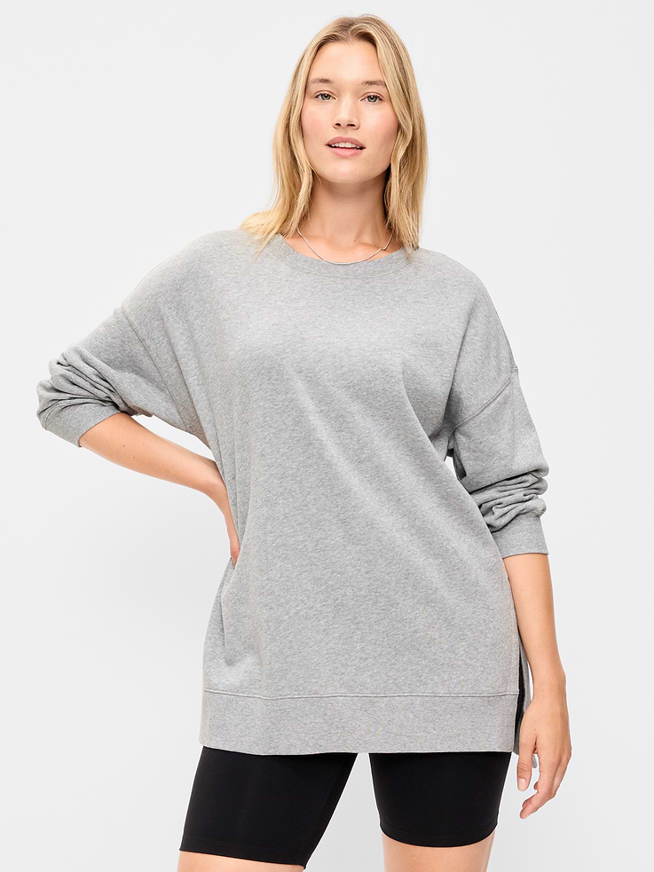 Image 4 of 7, SoComfy Relaxed Tunic Sweatshirt