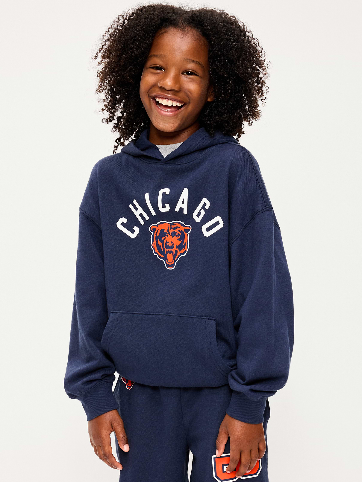 Image number 1 showing, Chicago Bears Oversized Pullover Hoodie for Boys