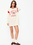 Image number 1 showing, Kansas City Chiefs Oversized Mini Football Dress for Women