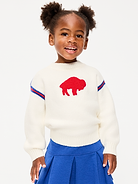 Image number 1 showing, Buffalo Bills Crew-Neck Sweater for Toddler Girls