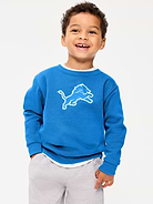 Image number 1 showing, Detroit Lions Oversized Crew-Neck Sweatshirt for Toddler Boys