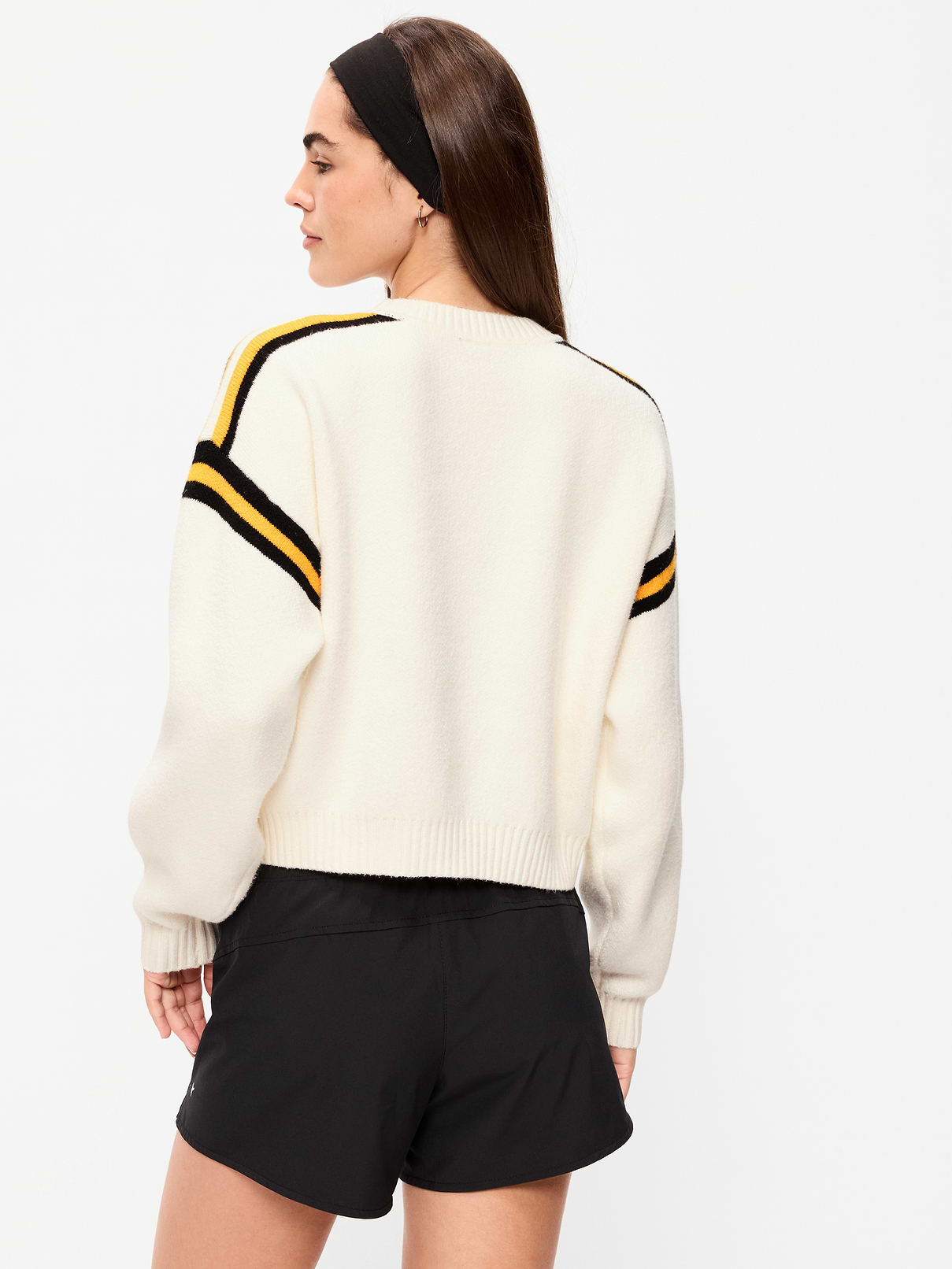 Image number 2 showing, Pittsburgh Steelers Cropped Sweater for Women