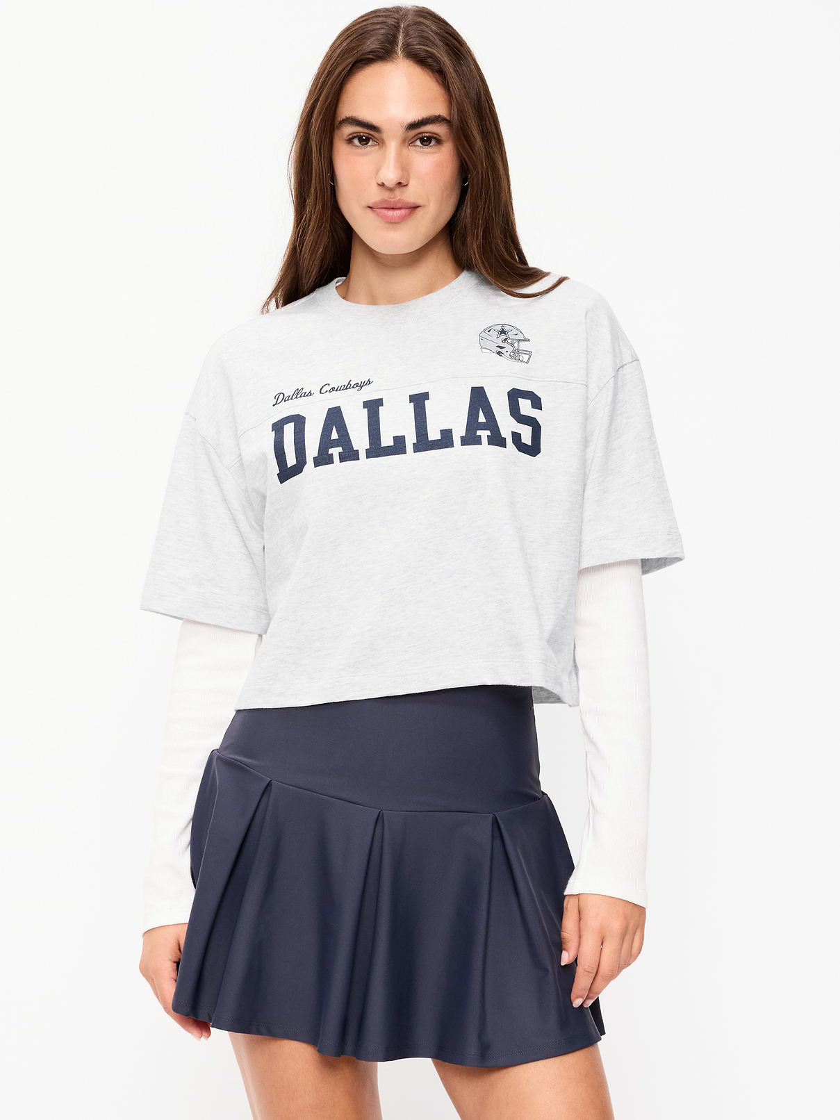 Image number 1 showing, Dallas Cowboys Vintage Oversized T-Shirt for Women