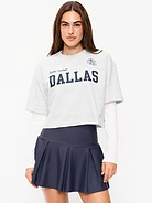 Image number 1 showing, Dallas Cowboys Vintage Oversized T-Shirt for Women