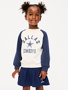 Image number 1 showing, Dallas Cowboys Crew-Neck Sweatshirt for Toddler Girls