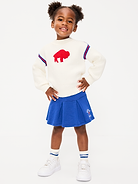 Image number 1 showing, Buffalo Bills French Terry Pleated Skort for Toddler Girls