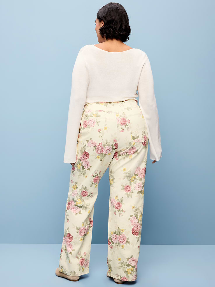Image 11 of 11, Extra High-Waisted Wide-Leg Jeans