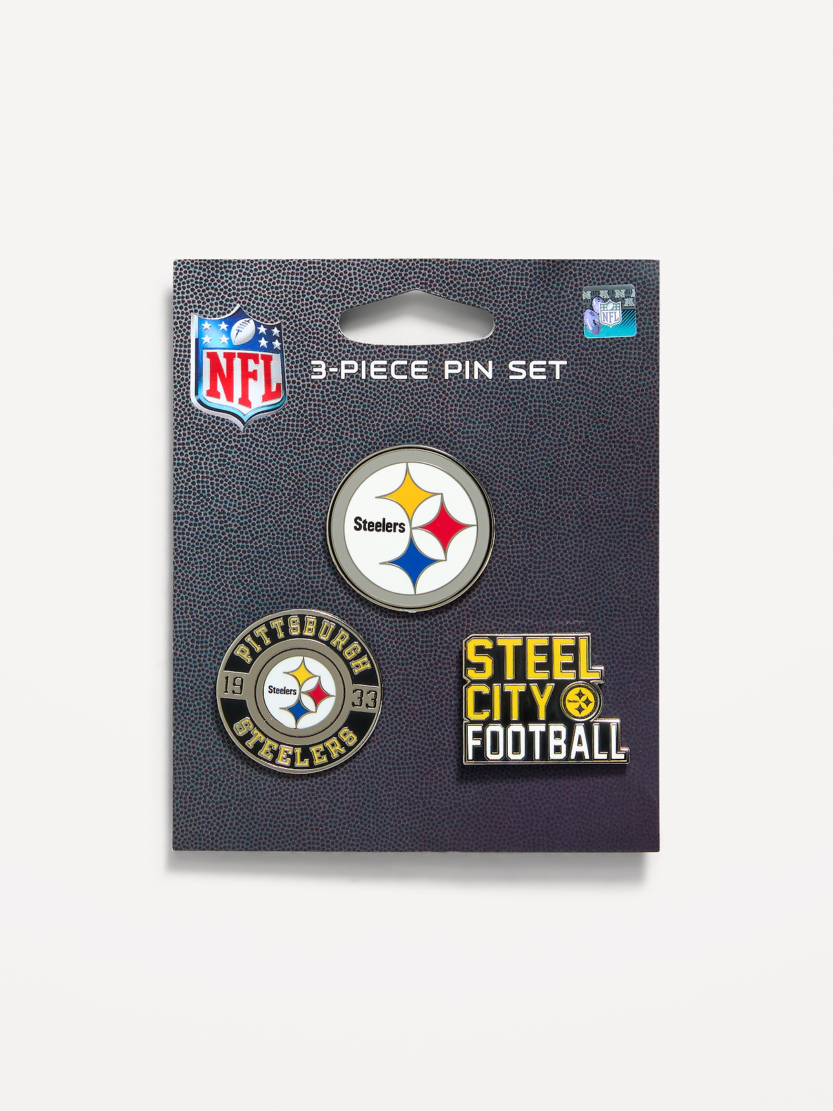WinCraft® Pittsburgh Steelers 3-Pack Collector Enamel Pins