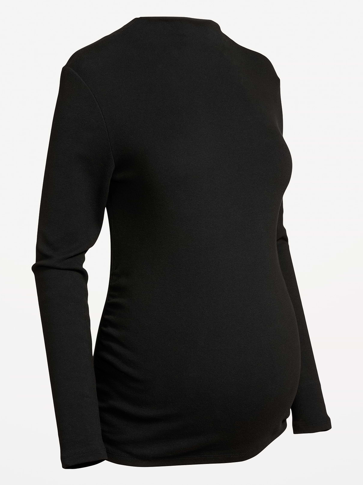 Image 2 of 2, Maternity Mock-Neck Long-Sleeve T-Shirt