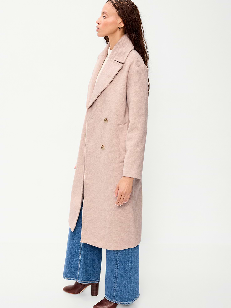 Image 6 of 6, Oversized Longline Overcoat