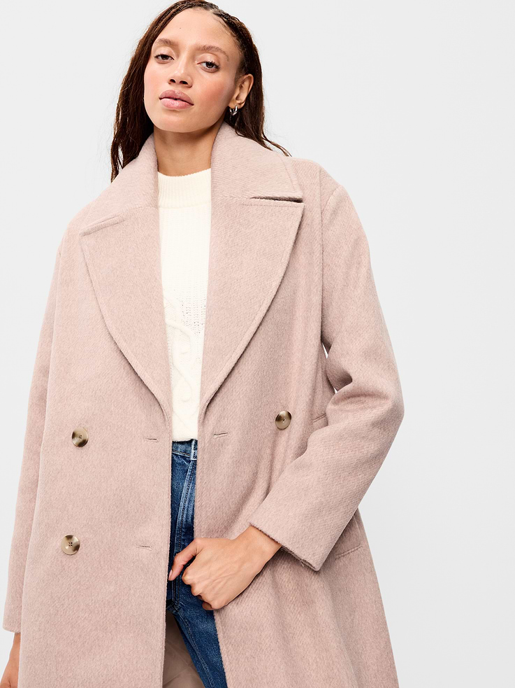 Image 3 of 6, Oversized Longline Overcoat