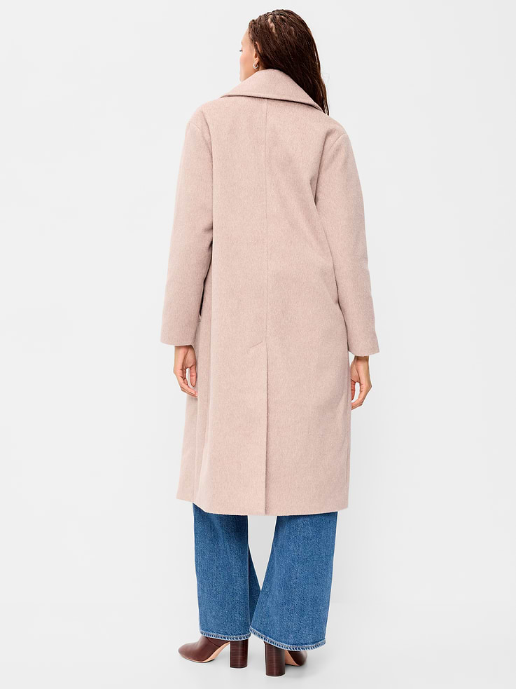 Image 2 of 6, Oversized Longline Overcoat