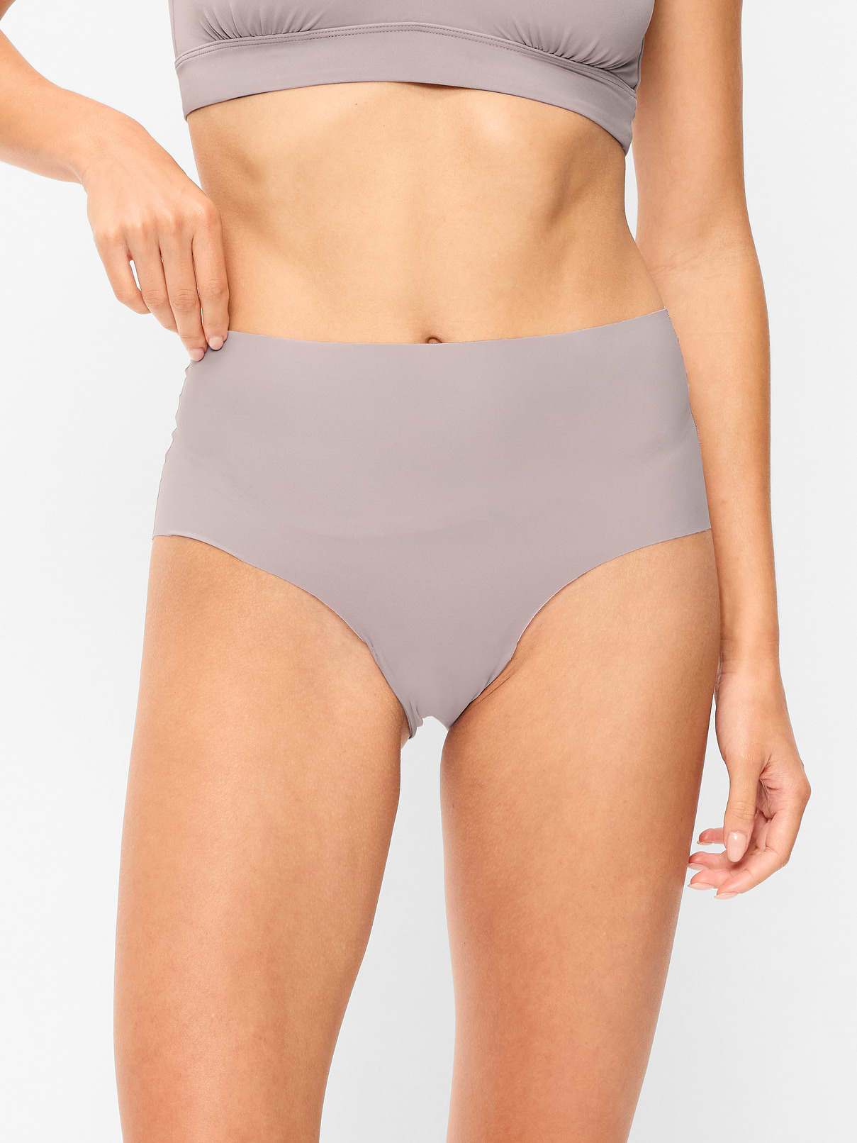 Image 2 of 3, High-Waisted No-Show Brief Underwear 6-Pack