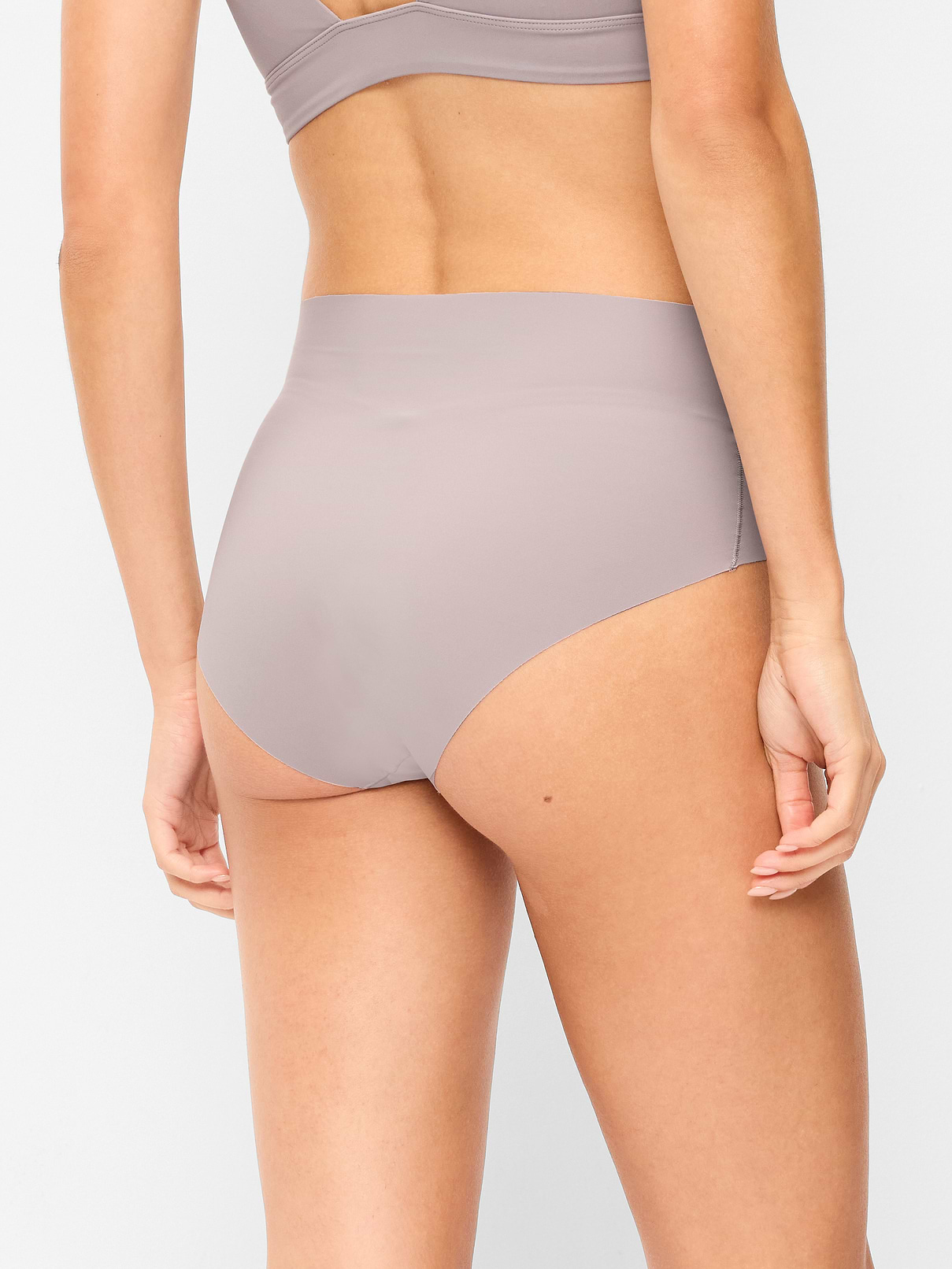 Image 3 of 3, High-Waisted No-Show Brief Underwear 6-Pack