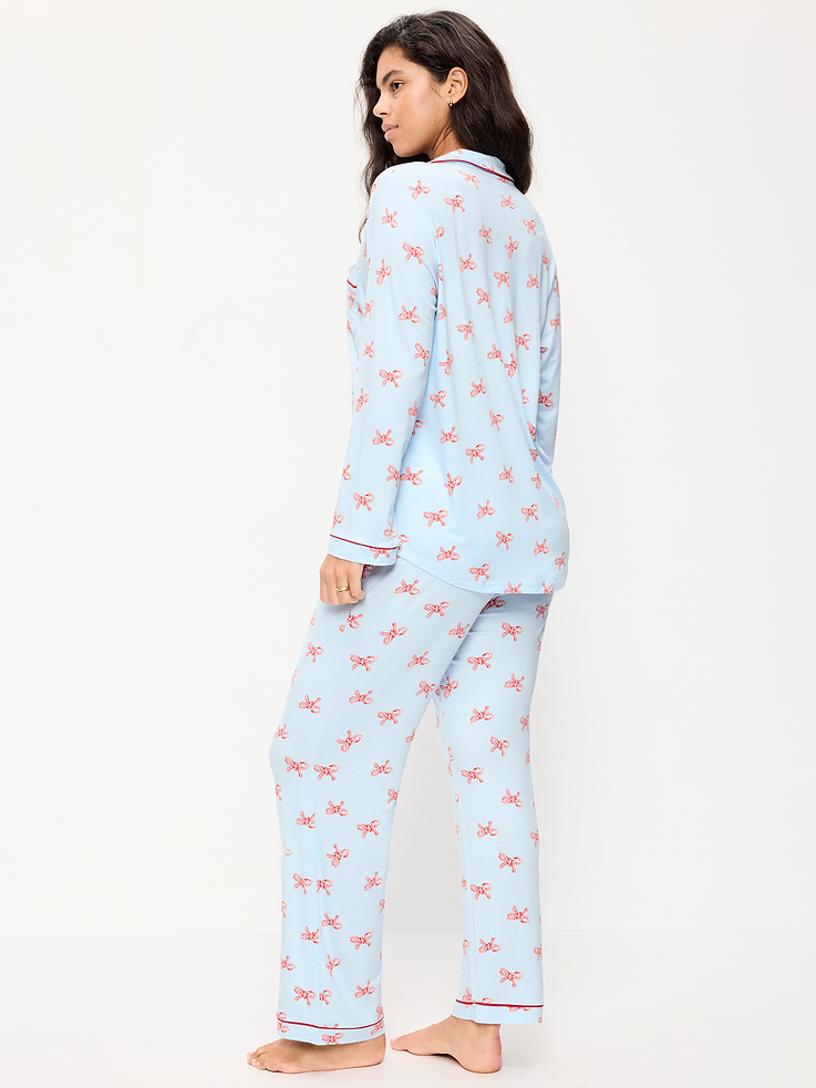 Image 6 of 8, Sunday Sleep Knit Jersey Pant Set