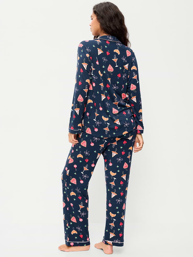 Image 5 de 7, Ensemble pantalon en tricot de jersey Grasse matinée