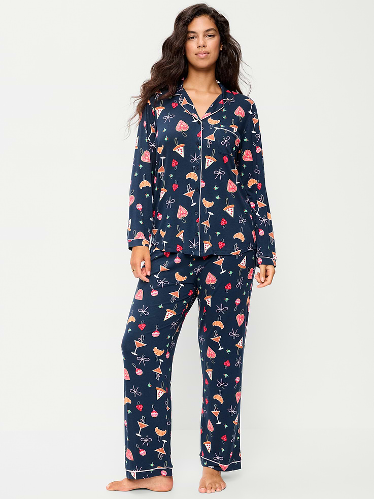 Image 4 de 7, Ensemble pantalon en tricot de jersey Grasse matinée