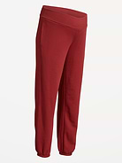 Image 2 of 2, Maternity Rollover-Waist Fleece Jogger